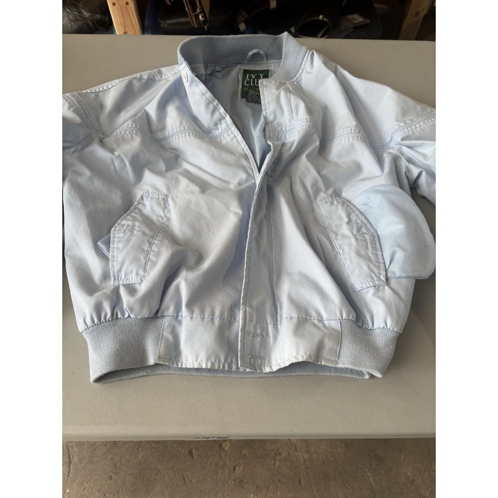 Vtg Ivy Club Classics‎ Light Blue Medium Jacket